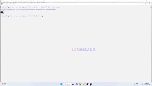 Core java - What is the behavior of post decrement and pre decrement operator in Java - SESSION 11 смотреть онлайн