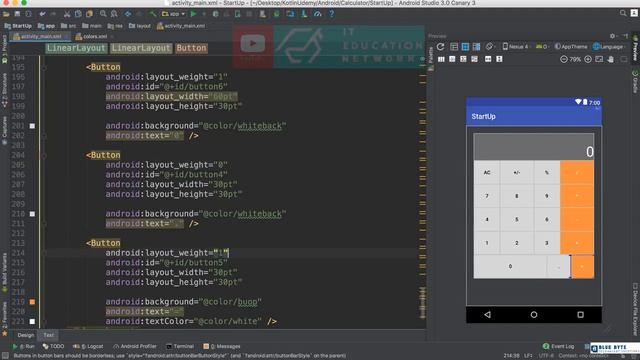 Kotlin android tutorial - 16 - Fix Design issue смотреть онлайн
