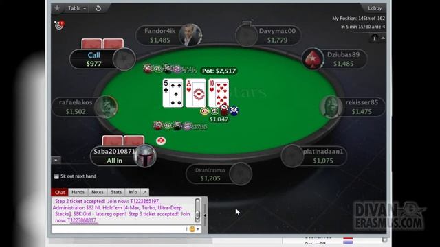 Lets play Poker - for Real Money - World Series Of Poker - Pokerstars - Online - Ep1 смотреть онлайн