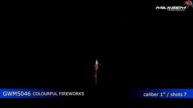 GWM5046 COLOURFUL FIREWORKS фонтан+салют (1,0"х7) смотреть онлайн