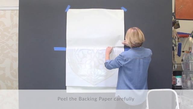 How to Apply Modello® Vinyl Wall Stencils using Large Custom Designs смотреть онлайн