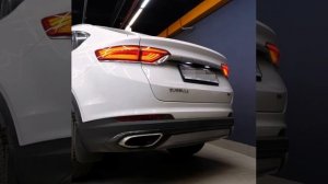 Доработанный выхлоп Geely Tugella