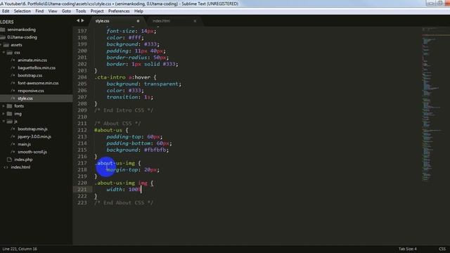 Tutorial ( Part 3 - About ) | Personal Portfolio Template Website HTML, CSS, Bootstrap, JQuery смотреть онлайн