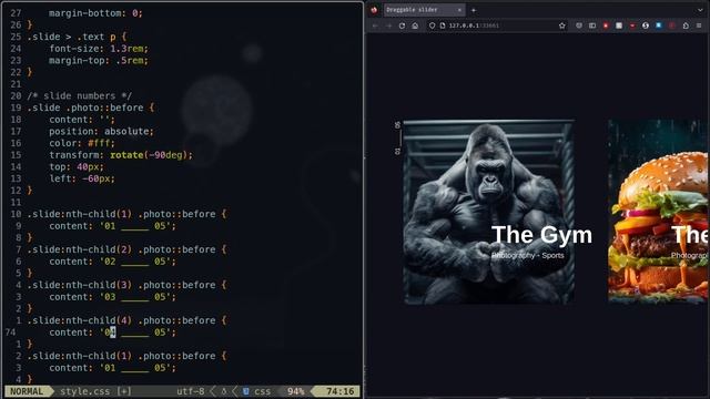 Animated Draggable Slider | HTML, CSS & JS Tutorial смотреть онлайн