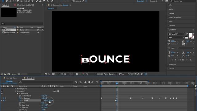 After Effects Tutorial - Squash and Stretch смотреть онлайн