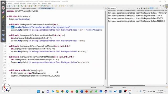 Java Series | Part 5 |Polymorphism, This and Super Keyword #java #javaprogramming #oops смотреть онлайн