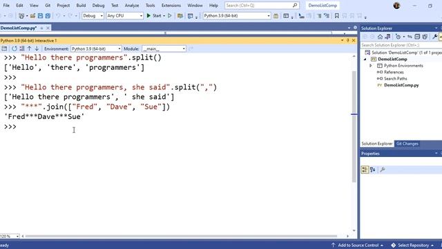 Changing a Sequence in Python to Another Sequence: Lists to Strings and Strings to Lists смотреть онлайн