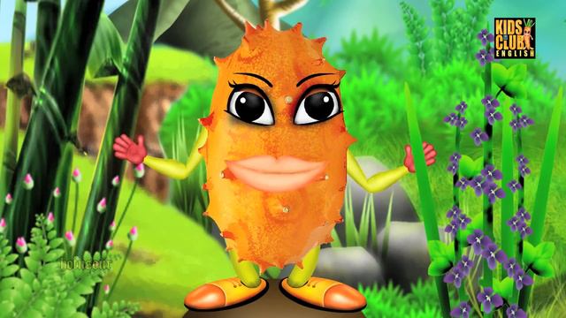 Educational animation video for children - Vol 1 - 36 Non Stop Fruits and vegetables Compilation смотреть онлайн