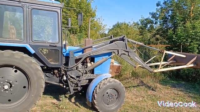 Удилннитель на КУН МТЗ 82 для огруживания зерна смотреть онлайн