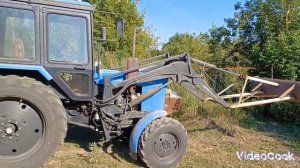 Удилннитель на КУН МТЗ 82 для огруживания зерна