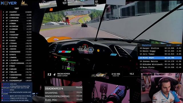 rFactor 2 - GT Pro Series Season 4 - Event 5 in Ferrari 488 GTE at Spa-Francorchamps смотреть онлайн