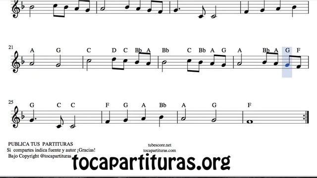 Gloria in Excelsis Deo Notes Sheet Music for Flute Violin Oboe Carol Christmas Song for Beginners смотреть онлайн