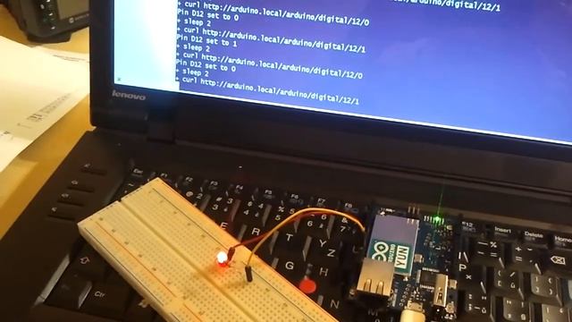 Arduino YUN REST смотреть онлайн