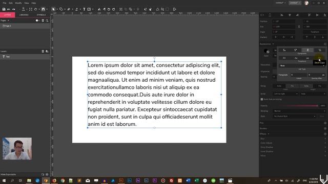 Advanced Text Options in Gravit Designer Pro смотреть онлайн