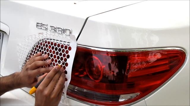 Honeycomb Vinyl Tail Light Wrap смотреть онлайн
