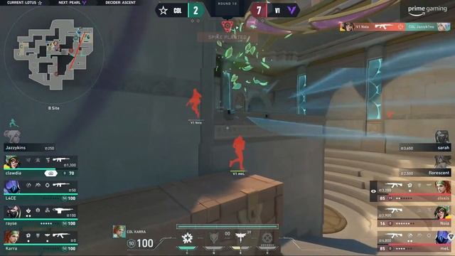 COL vs V1 - Verizon VCT Game Changers Series 2 Main Event - Day 1 Map 1 смотреть онлайн