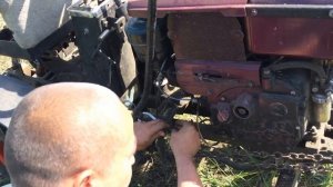 Мототрактор покос травы Костер