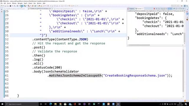 33. Validate JSON Schema In Rest Assured смотреть онлайн