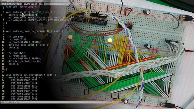 Live(ish) Testing the 64k Memory Module - Plum Breadboard Computer смотреть онлайн