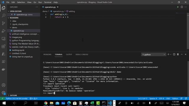 How to resolve: No Module named 'MyModule' in python смотреть онлайн