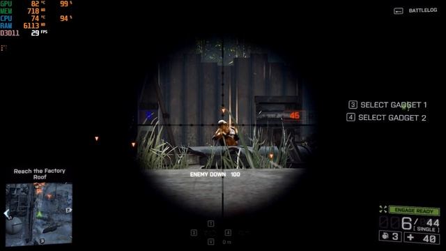 Battlefield 4 on Nvidia Quadro 600 (1GB) | Benchmarks смотреть онлайн