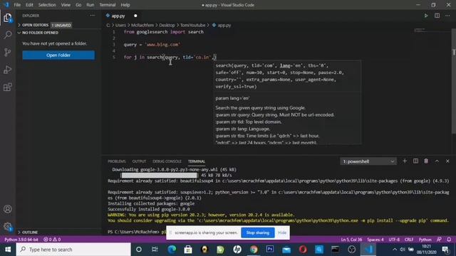 How To Perform Google Search With Python смотреть онлайн