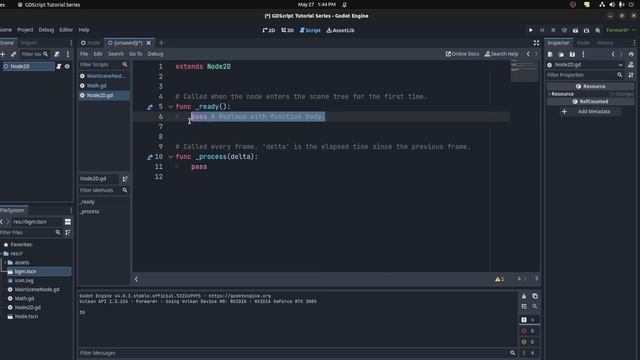 Singletons in GDScript | Godot Engine смотреть онлайн