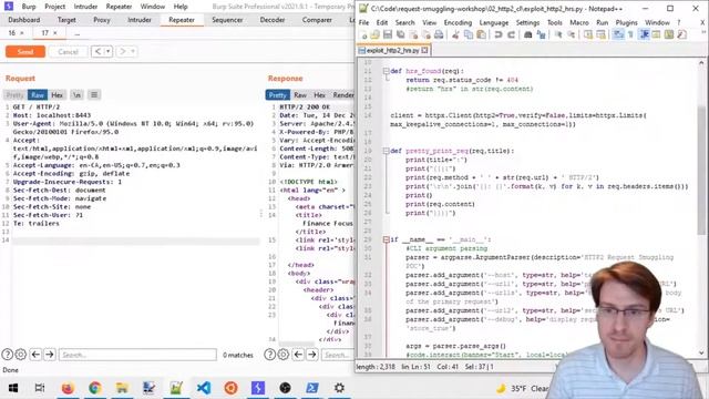 ? Demo: HTTP Request Smuggling HTTP/2 to HTTP/1.1 смотреть онлайн