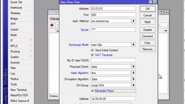 Mikrotik L2TP For Windows Clients смотреть онлайн