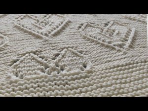 Вяжем плед спицами  для малышей от 0 до года // Мастер класс