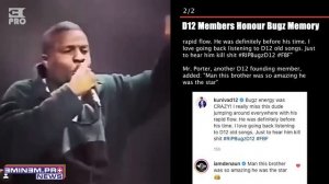 Kuniva Shared A Rare Video Of The Late D12 Member Bugz On The Mic. D12 Members Honour Bugz Memory
