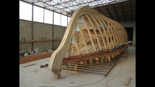 Строительство яхты из красного дерева (Custom yacht building from redwood) смотреть онлайн