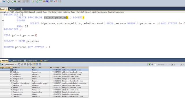 Stored Procedure de MySQL (Extraer Un Registros) - Clase 12 смотреть онлайн