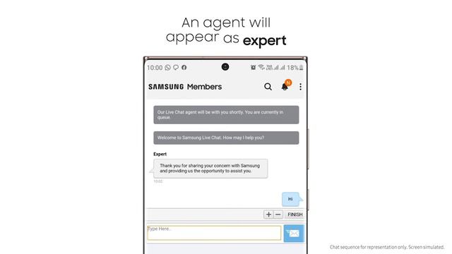 Samsung Members now offers Live Chat assistance смотреть онлайн
