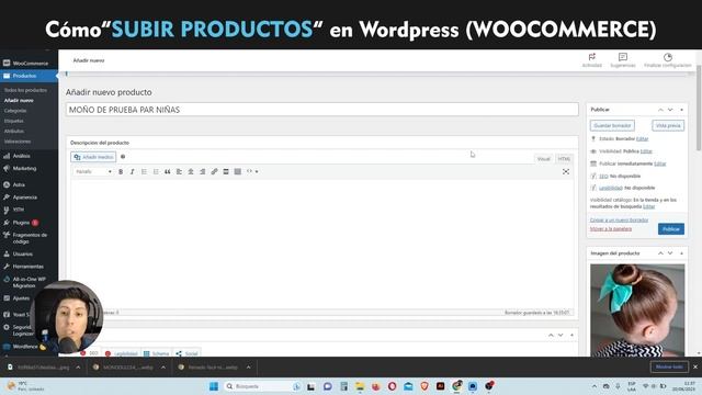 ✅Como SUBIR productos a tienda en Woocommerce Wordpress смотреть онлайн