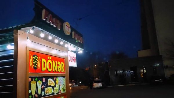 💥Огромный Парк В Мегамаркет🔥Уличная ЕДА🔥Сумгаит Huge park Street Food Megamarket🔥