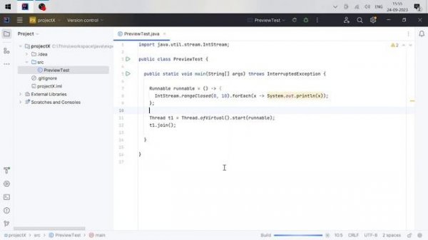How to enable Java  Preview API feature in IntelliJ IDE