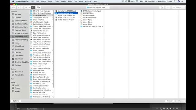 (Quick!) Photoshop Mockup Tutorial with Smart Objects смотреть онлайн