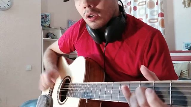 4 levels of Smoke on the water (Deep Purple) on One Acoustic guitar by Dali смотреть онлайн