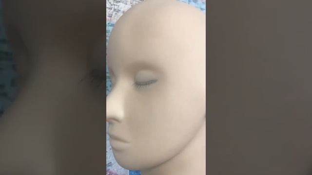 newest mannequin head with eyelashes 3 layer lashes for eyelash extension training set смотреть онлайн