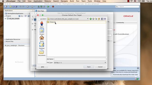 Berkeley DB Java parking lot sample application with JDeveloper смотреть онлайн