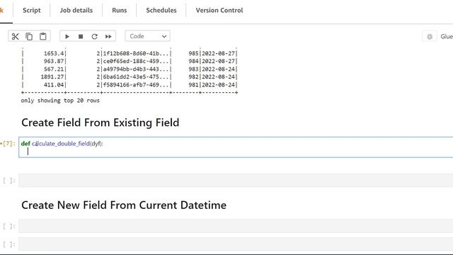 AWS Glue PySpark: Calculate Fields смотреть онлайн