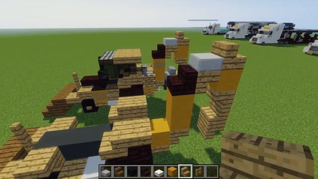 Minecraft CAT Backhoe Loader Excavator Tutorial смотреть онлайн