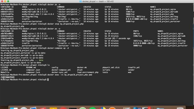 Drupal 8 & docker4drupal tips and tricks смотреть онлайн