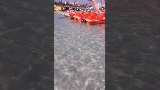 Nissi Beach || Crystal Clear Bay || Best Beaches In Cyprus || Shorts смотреть онлайн