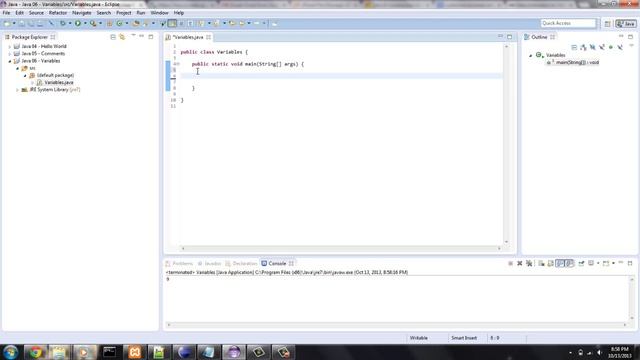 Learn Java - Beginner 6 - Variables смотреть онлайн