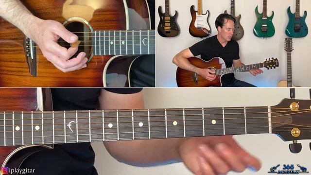 U2 - Who's Gonna Ride Your Wild Horses Guitar Lesson смотреть онлайн