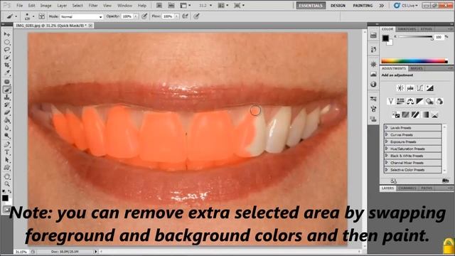 Learn How to WHITEN Teeth in Photoshop CS6, CS5 - Teeth Whitening Tutorial смотреть онлайн