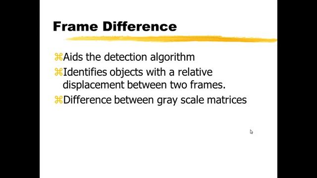 EEL 6562 : Object Motion Detection and Tracking смотреть онлайн
