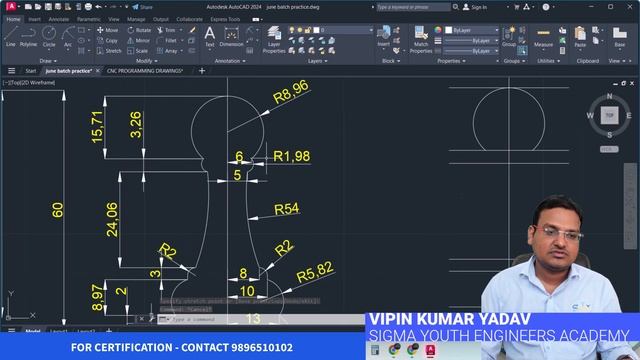 AutoCAD 2024 - HOW TO MAKE CHESS PAWN ON AutoCAD 2024